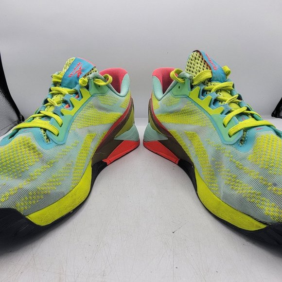 Reebok Nano X1 Mens 11 Training Running Shoes Sneakers Aciyel Pixmin GZ8947 main image 7
